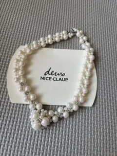 deus NICE CLAUP ナイスクラップ　ネックレス　パールのサムネイル
