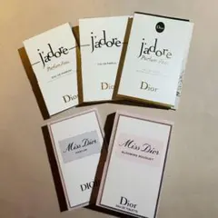 ディオール 人気香水サンプル5点 ジャドール ミスディオール