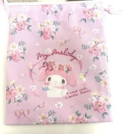 マイメロ　クロミ　巾着S