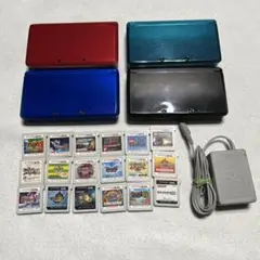 Nintendo 3DS 4台まとめ＋ソフト18本《ジャンク》