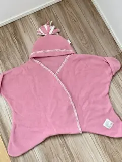 タッペンス＆クランブル　おくるみ　フリース　スターラップ　ピンク　アウター