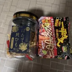 国産ほたて貝ひも 角ポット 一味マヨ付 明星一平ちゃんセットのサムネイル