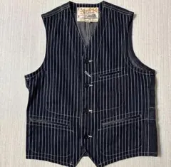 THE FLAT HEAD ウォバッシュストライプ ベスト DV-01W 美品 - メルカリ