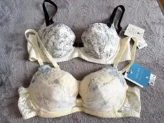 苺大福さま✳︎専用 ワコール✳︎リボンブラ他１点デザインブラジャー2点セット　B75