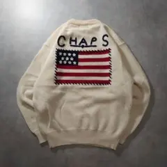 CHAPS RALPH LAURENウールニットセータークリームホワイトK508のサムネイル