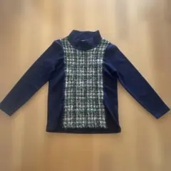 PORSHA トップス　紺　長袖