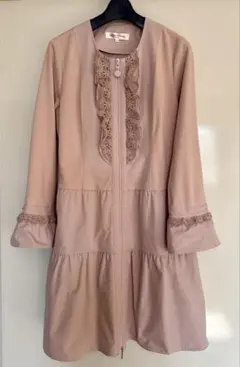 Super Beauty スプリングコート　ピンク　サイズ40 フェミニン