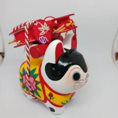郷土玩具 張り子 犬 縁起物 犬張子 名古屋張子 郷土玩具 昭和レトロ