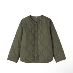 無印良品 キルティングジャケット l