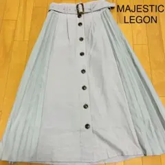 MAJESTIC LEGON/サイドプリーツ/スカート