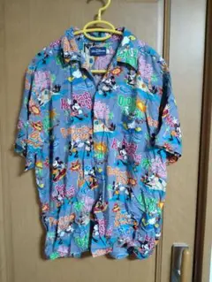ディズニー　アロハシャツ