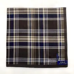 新品⭐︎POLO RALPH LAUREN チェック ハンカチ 綿100%