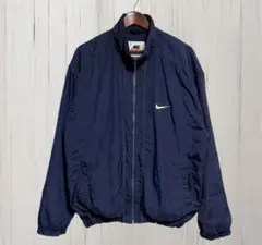NIKE ナイロンジャケット　ブルゾン　90s 00s ネイビー　XL 白タグ