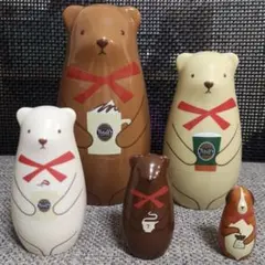 TULLY'S COFFEE ベアフルマトリョーシカ タリーズ