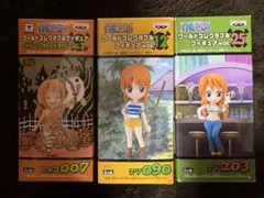 ワンピース★ワーコレ★ナミ フィギュア 3種セット