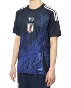 Y-3 サッカー日本代表 ユニフォーム風 Tシャツ adidas 半袖/ L