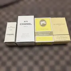 香水おまとめお得　CHANEL N°5 パルファム 7.5ml 他　合計4本