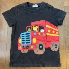 ミキハウス　Hot Biscuits トラックTシャツ 100cm