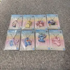 【ラバーチャームコレクション】スティッチ　のんびりサマー　一番くじ　フルコンプ