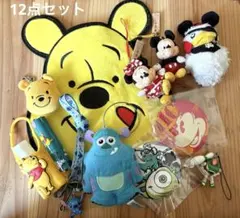 ディズニーキャラクター12点　ミッキー&ミニー・プーさん・サリー・スティッチ他