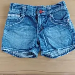 EDWIN　140センチ　デニムショートパンツ