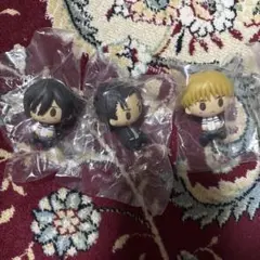 一番くじ　進撃の巨人　ちょこのっこ　エレン　ミカサ　アルミン　3個セット