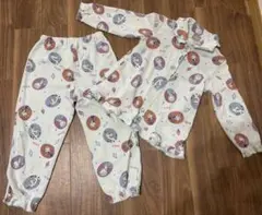 アナ雪 ボタンパジャマ上下セット 110