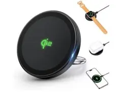 Rorry 3IN1 ワイヤレス充電器 MagSafe qi2 15W