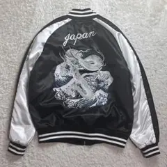 【☆破格のオーバーサイズ☆】極美品 一心如鏡 スカジャン 5L 赤 超激レア ☆破格のオーバーサイズ☆】極美品 一心如鏡 スカジャン 5L 赤