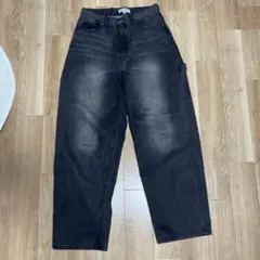 完売品 MONO-MART ヴィンテージメイクバギーセミワイドデニムパンツ