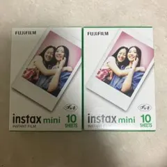Fujifilm intax mini チェキ フィルム 10枚×2個