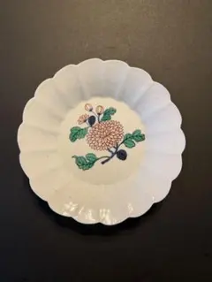 猫の絵皿 花柄 輪花皿 豆皿 佐藤もも子 - メルカリ