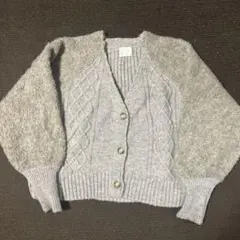 FIKA グレー Mサイズ カーディガン