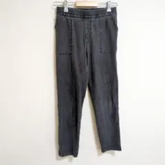 ✨️ユニクロ ダークグレー カジュアルパンツ【S】レディース ズボン 無地 古着