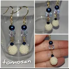 【0360】ハンドメイドピアス(イヤリング他変更可能)