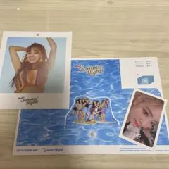TWICE Summer nights  ジヒョ ダヒョン  トレカ
