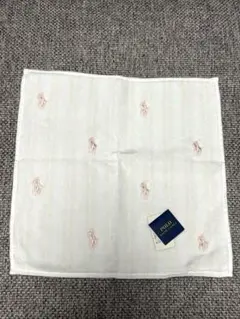POLO RALPH LAUREN タオルハンカチ　ラルフローレン　ピンクのサムネイル