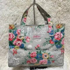 Cath Kidston　キャスキッドソン　トートバッグ　サブ　総柄　スクエア