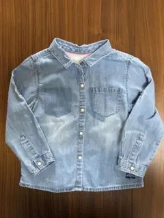 ZARA Baby girl デニム風シャツ 90cm 92cm
