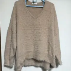 CRAFT サーモンピンク ニットセーター Fサイズ