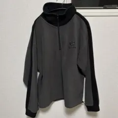 Mark Gonzales ハーフジップ フリース　チャコールグレー　秋服　長袖