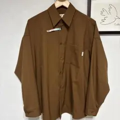 MARNI トロピカルウール シャツ マルニ ブラウン 21SS サイズ46のサムネイル
