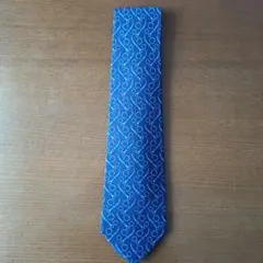 HERMES シルク ネクタイ ネイビー 643TA