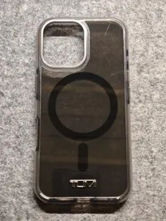 美品 TUMI iPhone 16用マグセーフケース クリアブラック