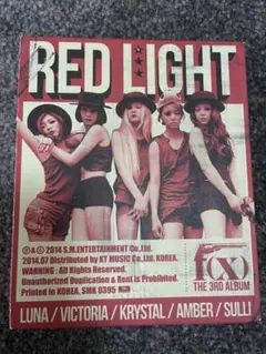 f(x) RED LIGHT 3rd Album CD【トレカなし】 - メルカリ