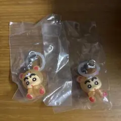 クレヨンしんちゃん　めじるしアクセサリー　みんなでくまパジャマ