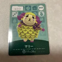 どうぶつの森　amiiboカード　マリー