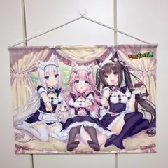 FANZAオンラインくじ ネコぱら A賞 B2タペストリー 時雨＆フレーズ 