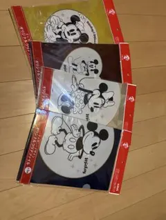ミッキー＆ミニー クリアファイル 4枚セット