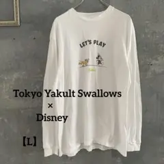 ヤクルトスワローズ×ディズニーコラボ ロンT 【L】 ミッキーのサムネイル